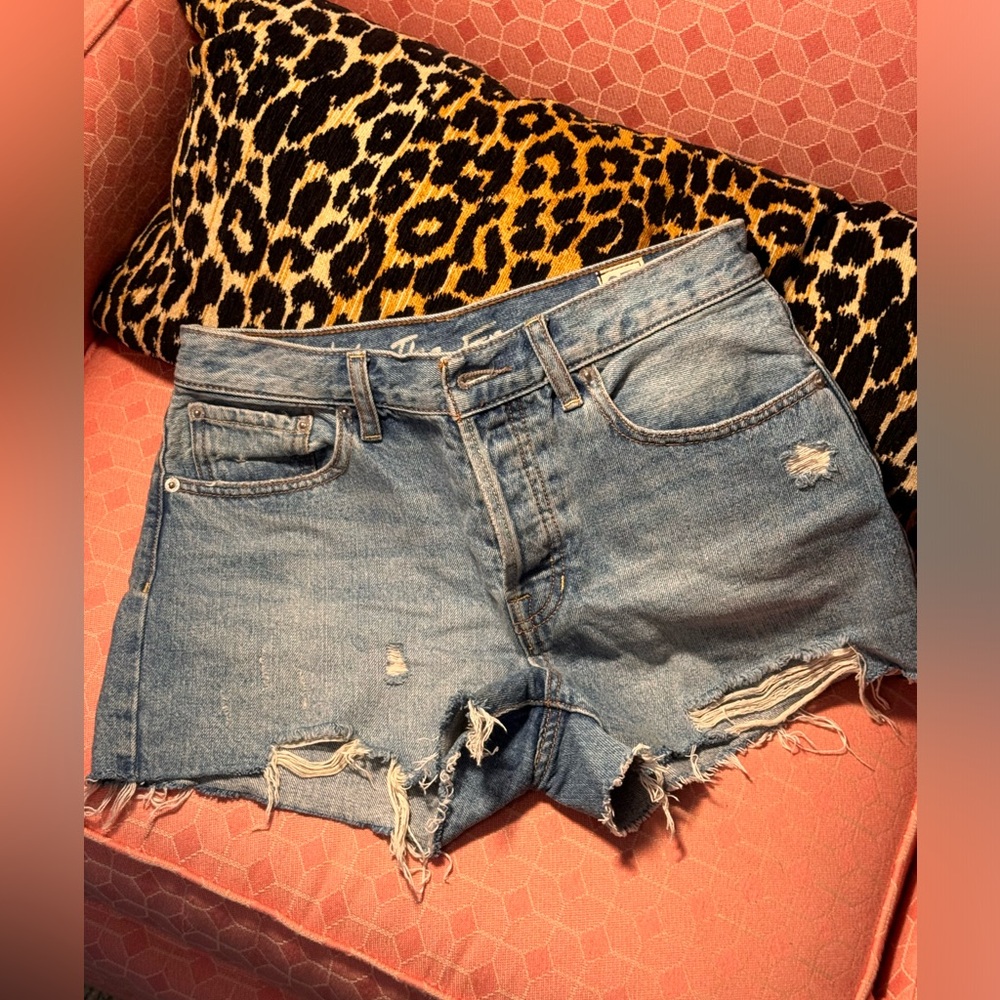 Free People Jean shorts
